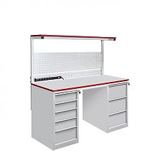 Стол металлический промышленный на базе 2-х стационарных тумб ТС (СП-1500Т2Т2)