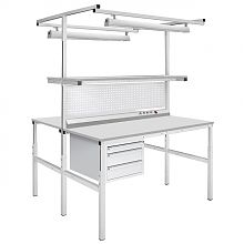 Стол промышленный металлический остров СПО-1800