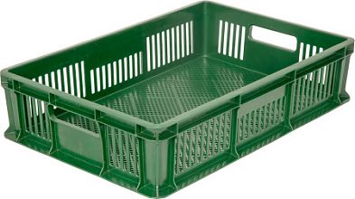 Ящик 600х400х140 мм перфорированный с ручками