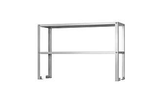 Полка-надстройка настольная ПННн - 1800x300x800 Norma Inox, нерж., 2 уровня