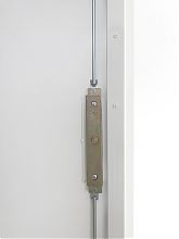 Стеллаж-шкаф СТ-600 с сплошными дверьми и сетчатой стенкой 3000х1900х800, 3 полки