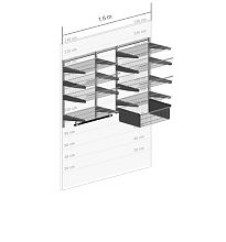 Гардеробная система GS. Ванная комната №1