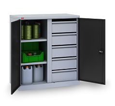 Инструментальный шкаф ИП-2-0.5/1 (Графит)