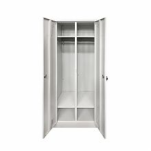 Шкаф металлический для одежды двухдверный 1850х800х500мм (2L-B1A-800)