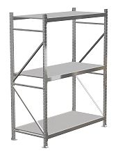 Стеллаж MS Pro 3000х900х600, 3 яруса, оц.