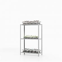 Стеллаж ТС Лайт 1000х700х300, 3 полки перф.