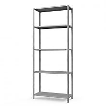 Стеллаж ТС Лайт 2500х1200х400, 5 полок