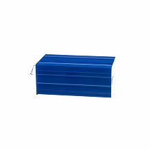 Пластиковый короб С-2-синий-прозрачный 250х140х100 мм