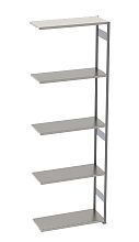 Стеллаж S90 3030х900х500, 5 полок, осн. секция