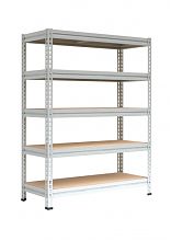 Металлический стеллаж МС-Т 2000х1830х635, 5 полок (фанера)