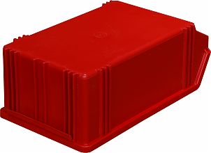 Пластиковый ящик 400х230х150 мм 7963 (красный)
