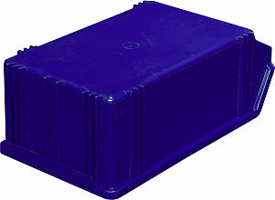 Пластиковый ящик 400х230х150 мм 7963 (синий)