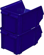 Пластиковый ящик 250х148х130 мм 7967 (синий)