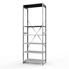 Стеллаж металлический для одежды ТСУ Универсал, 3000х1000х500 мм. полки: метал. 6 шт.