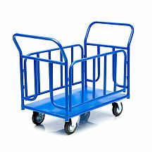 Тележка платформенная КПО-300Т-125-К , с бортами, 600х1000мм