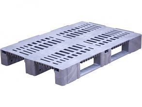 Паллет 1200x800х150 перфорированный (версия 2), на 3-х полозьях (TR 1208-3)