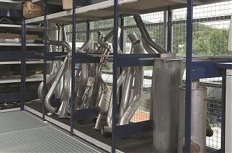 Стеллаж для глушителей