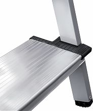 Стремянка стальная с алюминиевыми ступенями 130 мм и органайзером NV1138.6