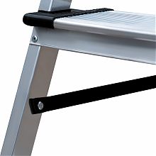 Стремянка алюминиевая со ступенями 130 мм NV1117.3