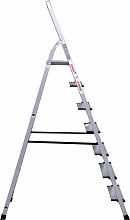 Стремянка алюминиевая со ступенями 130 мм NV2117.6