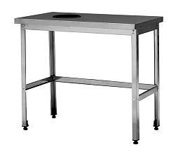 Ванна моечная односекционная сварная ВМС 1000x700x860 Нержавеющий каркас (полка с отверствием под смеситель)