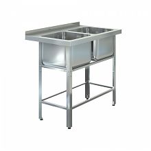 Стол предмоечный и сбора отходов СПСО 1200x600x860