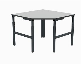 Угловой соединительный стол 700х1050х1050х700х500 мм ESD (RAL7035)