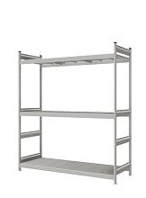 Стеллаж СТ-023 полочный 2500x2100x800 3 яруса окрашен