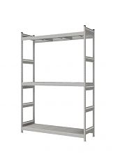 Стеллаж СТ-023 полочный 2700x1800x600 3 яруса цинк