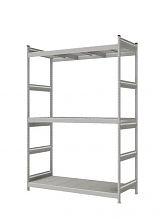 Стеллаж СТ-023 полочный 3000x1800x800 3 яруса цинк