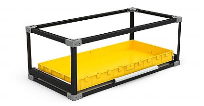 Каркасный модуль боковой высокий усиленный, низкий борт (КМБВУ-НБ)