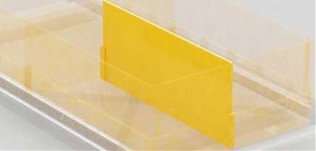 Разделитель высокий продольный (с установочными планками)