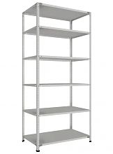 Стеллаж СТ-011 полочный 2200x1000x600 6 ярусов, нагрузка на полку 150