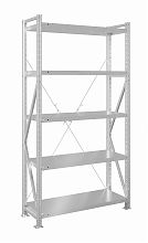 Стеллаж MS U 300x120x100/5 (Нагрузка на полку 180, сплошная)