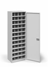 Металлический шкаф для 8 противогазов ХПГ-8, с дверью