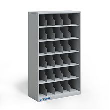 Металлический шкаф для противогазов ХПГ-30, без дверей